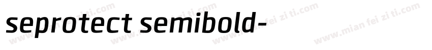 seprotect semibold字体转换